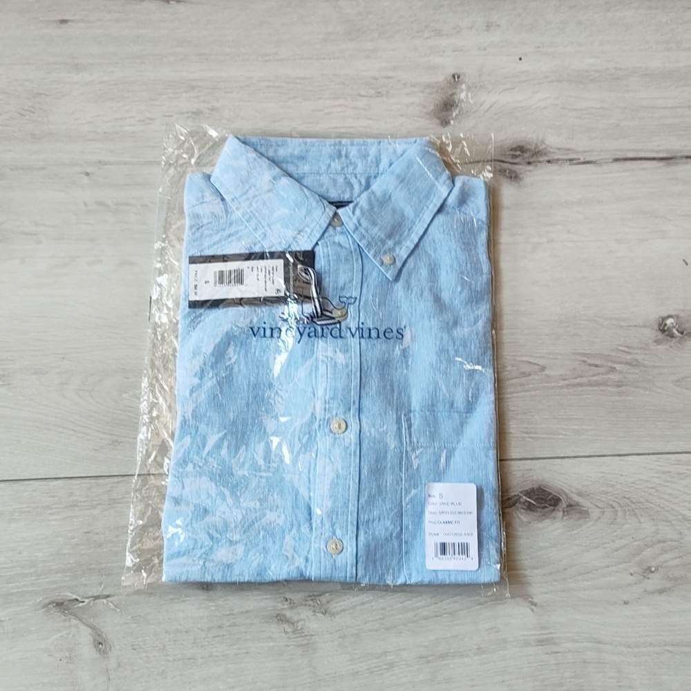 Vineyard Vines Surfside Solid Linen Shrt‎ Slv Shi… - image 8